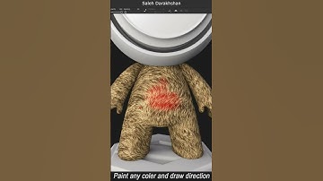 Dynamic Advanced Fur Material In Substance Painter - Dynamic Meaning #substance3dpainter #fur