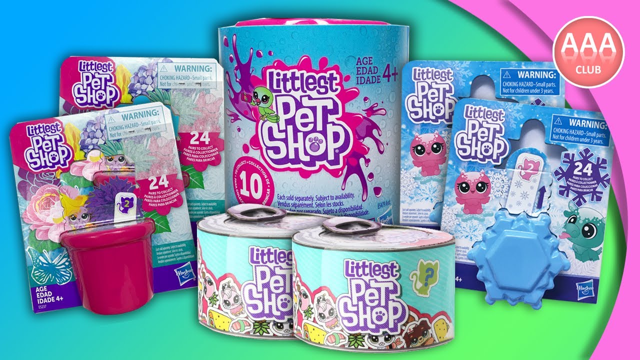 Littlest Pet Shop Surprise Blind Cans Mystery Thirsty Pets Collectible AAA Club YouTube