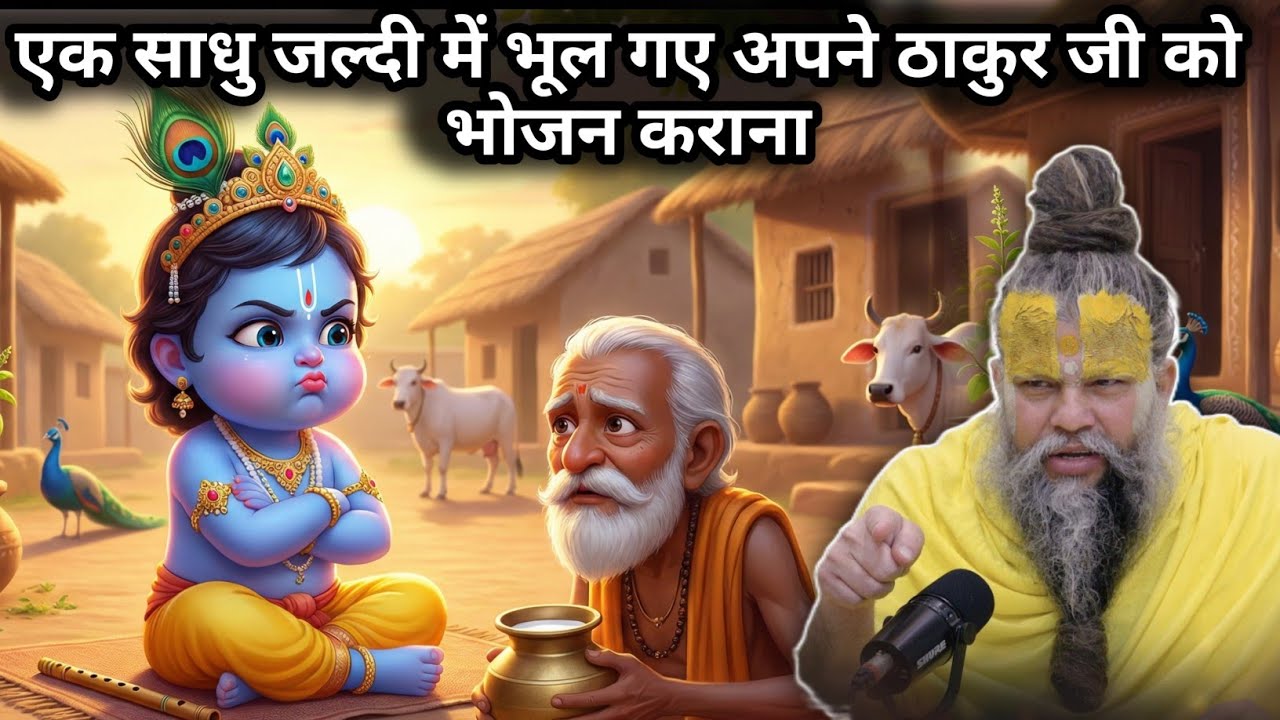 एक साधु जल्दी में भूल गए अपने ठाकुर जी को भोजन कराना || Premanand Ji Maharaj #ekantikvartalaap 