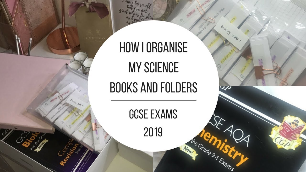 GCSE Science | How I Organise My Books and Folders!