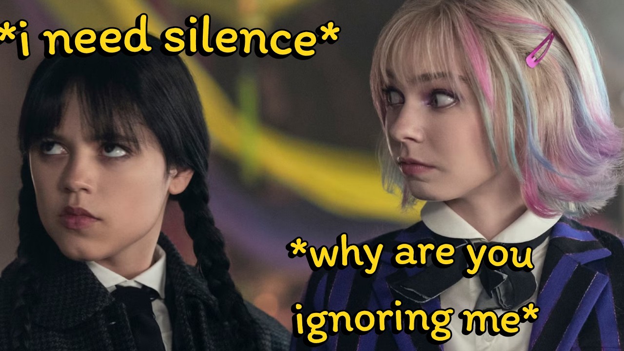 Wednesday and Enid being weird besties for 9 minutes (s2)