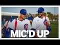 Anthony Rizzo + Kris Bryant Mic'd Up at Cubs-Angels Spring Training game! | Game Highlights