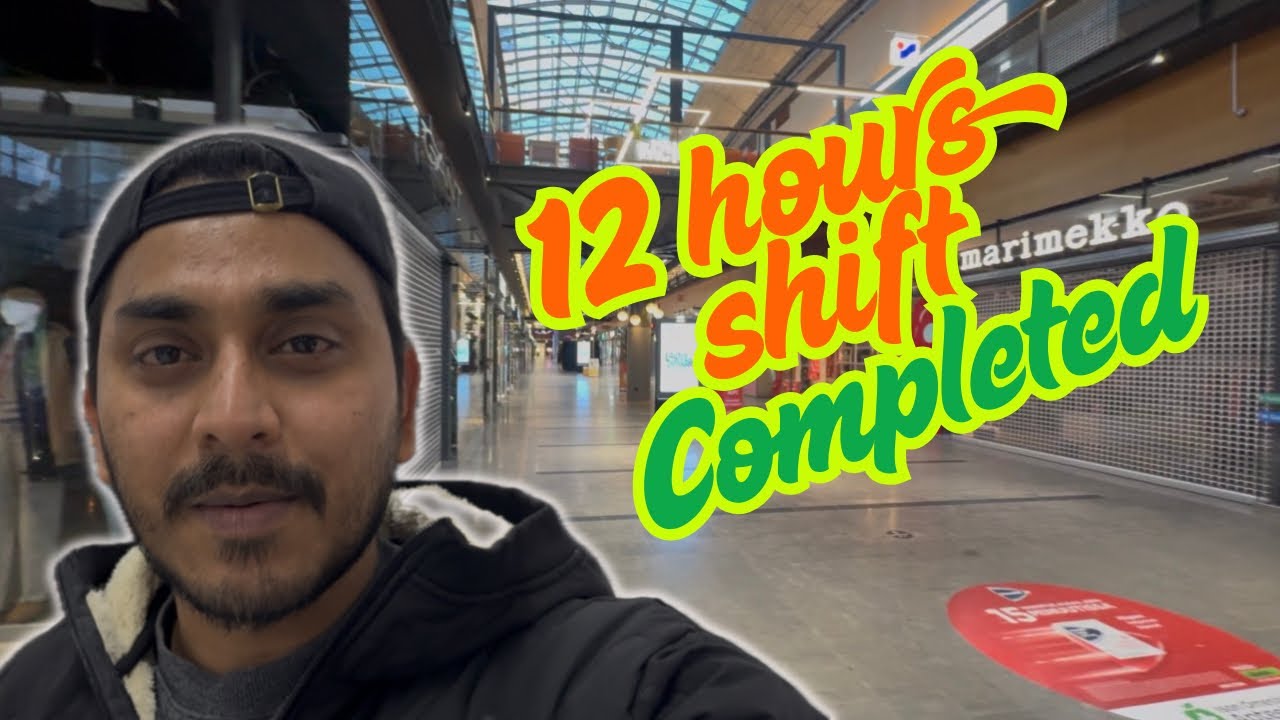 12 hours ki shift complete| Halat kharab hogai 🫩|Pura mall closed christmas pr|