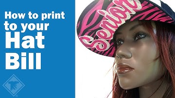 How to Heat Print to a Hat Bill