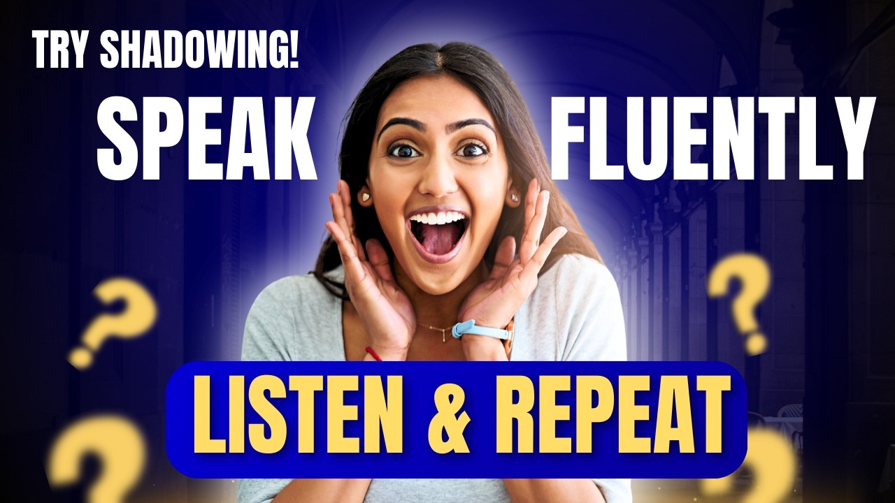 Practice Speaking & Reading Out Loud: English Shadowing Exercise for ...