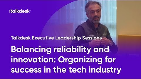 Balancing Reliability and Innovation: Organizing for Success in the Tech Industry