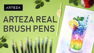 ARTEZA REAL BRUSH PENS / SECRET Tips & Tricks For Brush Pens