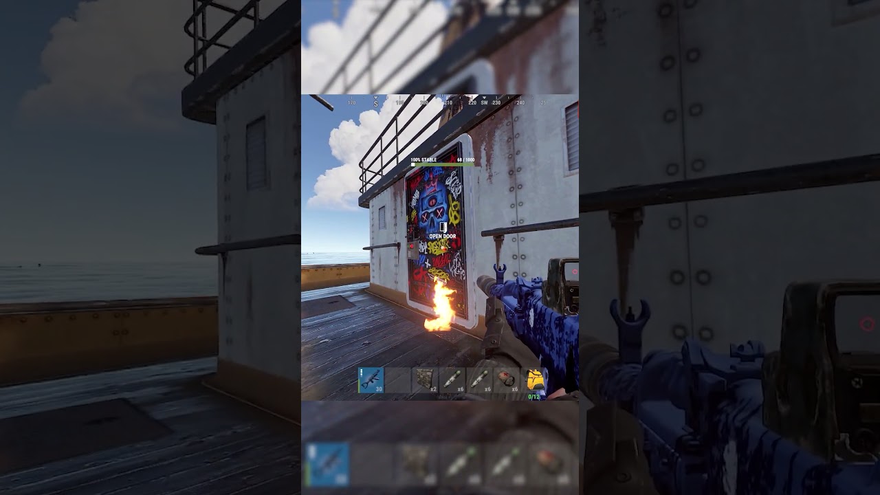 The Most LOADED Tugboat in Rust! #shorts