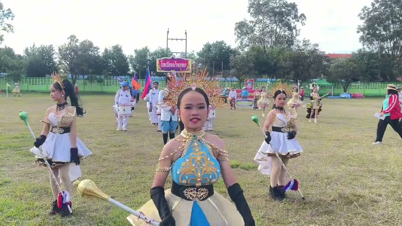 ขบวนพาเหรดนักกีฬา โรงเรียนบ้านกอก สพป.ศก.1 ปี 2568 💙🩷