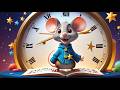 "Hickory Dickory Dock 🐭 | Catchy Clock Song &amp; Nursery Rhyme for Kids"