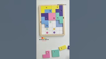 Brain boosting Puzzles #logicalpuzzles #tetris #relaxing  #braingames #tetrisgame