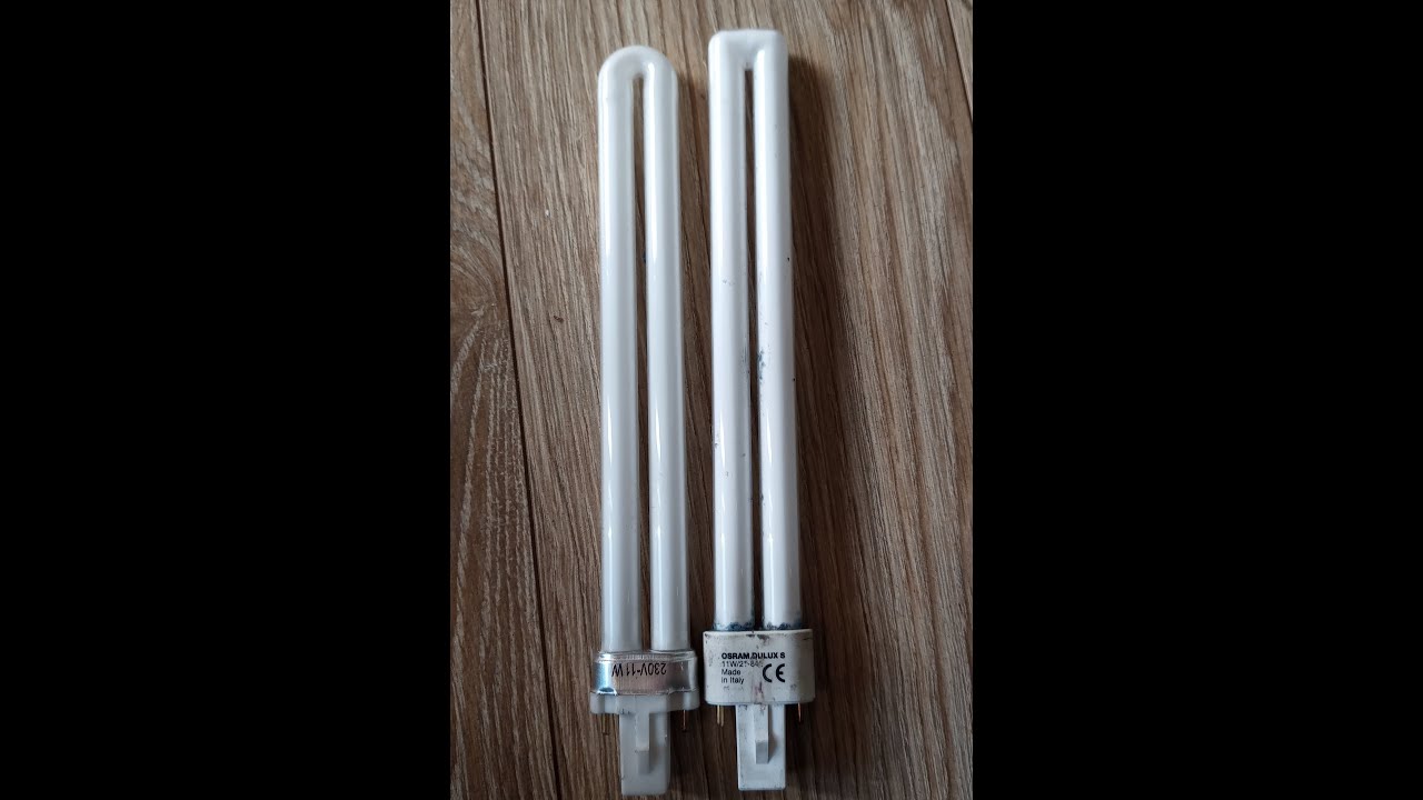 Osram Dulux S i chiński noname | 2 CFL'S: Osram Dulux S & chinese noname