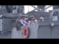 海上自衛隊 二代目女性艦長「せとゆき(瀬戸雪)」出港 TV-3518 "Setoyuki"