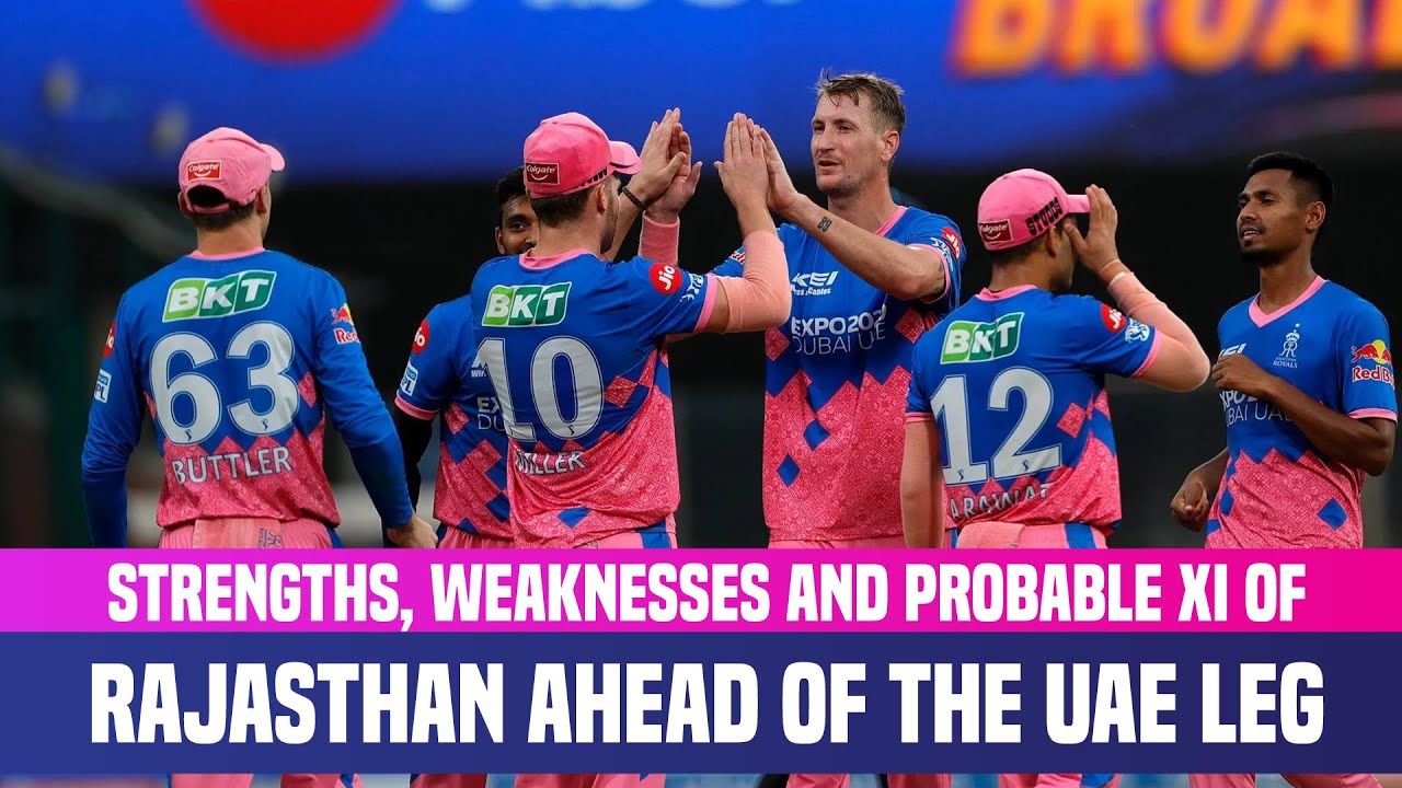 IPL 2021 UAE Leg: Strongest Playing XI Of Rajasthan Royals | RR Strengths & Weaknesses Analysis