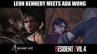 Resident Evil 4 - Leon Meets Ada - Original vs. Remake