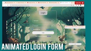 Create a Stylish Login Form Using HTML and CSS:Step-by-step Tutorial