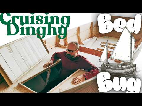 Designing and Building Cruising Dinghy Bed Bug Video 6: Hatch Cover, Deck, Mast Sleeve, Floor