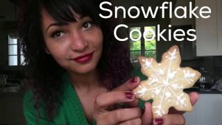 Sugar Cut out Cookies!! Snowflakes