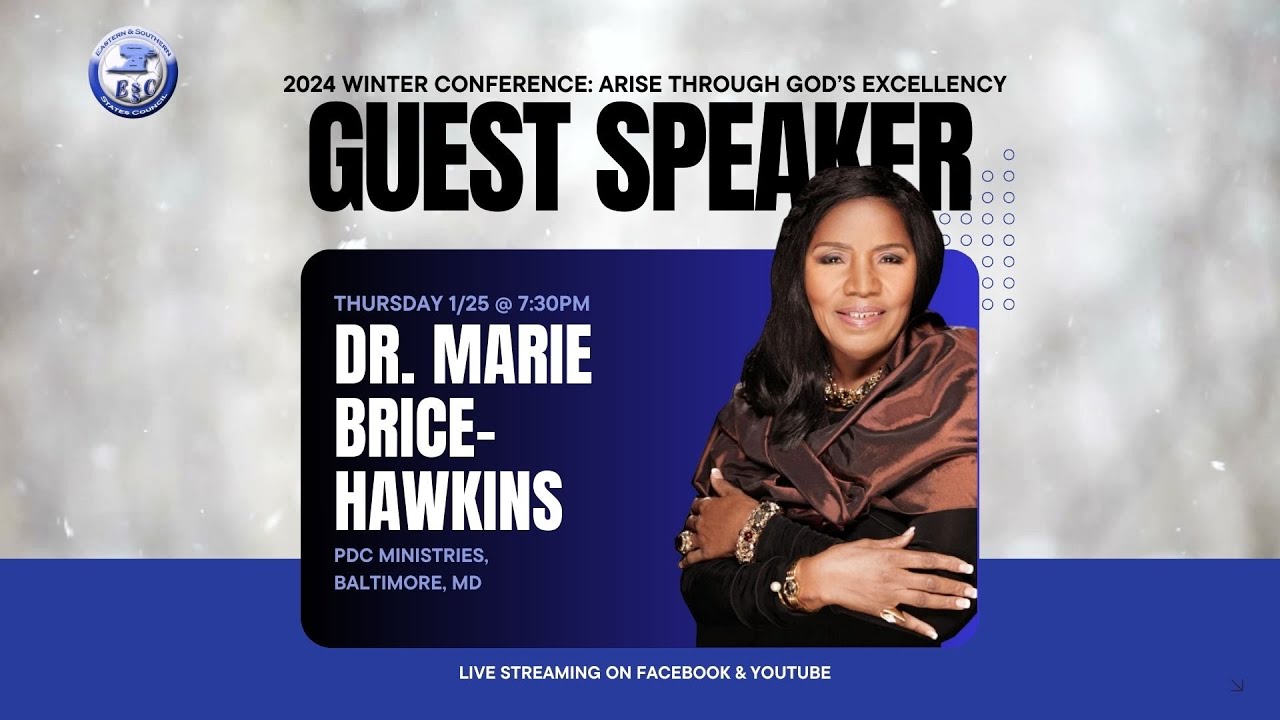 ESSC 2024 Winter Conference Thursday Worship Dr. Marie BriceHawkins