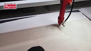 S30I Laser label die cutting machine/die cutter with camera identify.