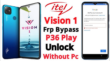 Itel vision 1 frp bypass | Itel l6005 frp Remove | Itel vision 1 p36 play google account unlock