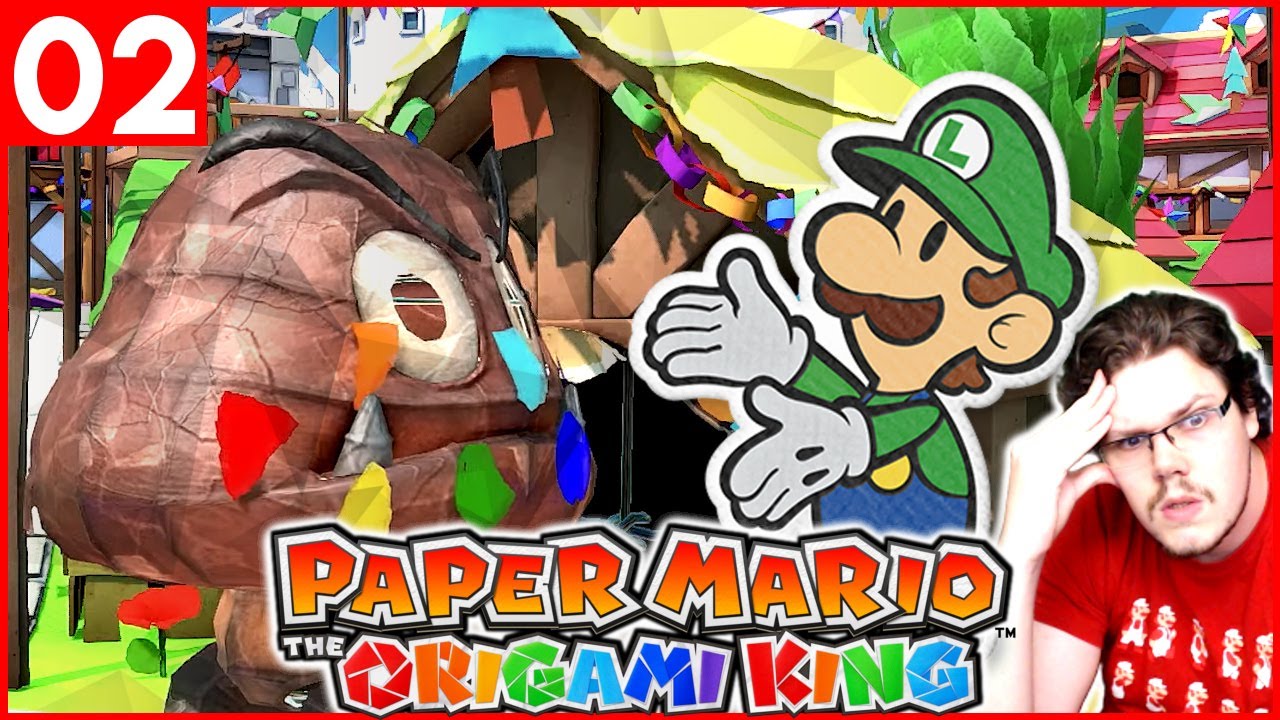 PAPER LUIGI !!! Paper Mario The Origami King LETS PLAY FR [02