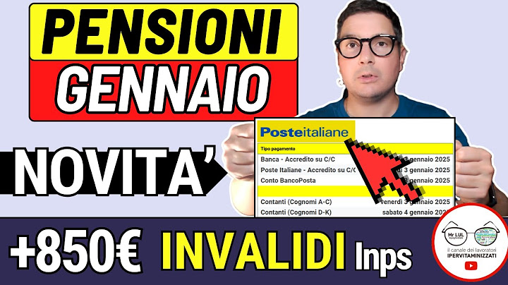 INPS⚠️ PENSIONI GENNAIO 2025 NOVITà e PAGAMENTI ➡ ASSEGNO 850€ INVALIDI VERO AUMENTO NETTI IRPEF
