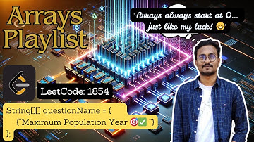 LeetCode 1854 | Maximum Population Year 🎯✅ | Prefix Sum & Arrays Explanation