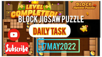 block jigsaw puzzle daily task today /solved/ 17 May 2022#blockjigsawpuzzle #dailytasks