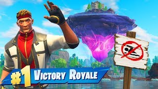 The MOVING ISLAND CHALLENGE In Fortnite Battle Royale!