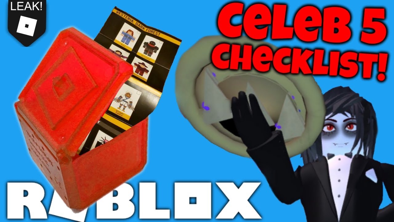 Roblox Celebrity Series 5 Red Checklist Youtube