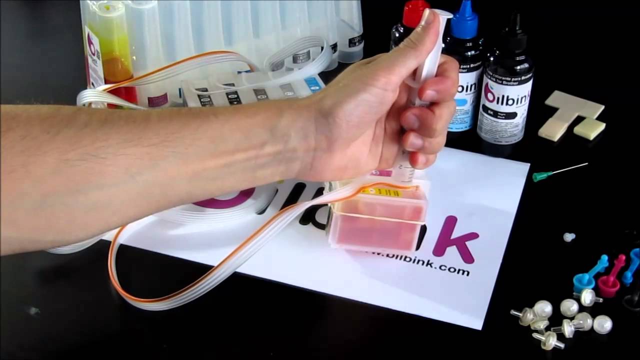 Como recargar un CISS con cartuchos T1571-T1579 para Epson R3000