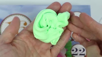 Fluffy Slime Advent Calendar with 24 Christmas Holiday Slime Surprise Toys!
