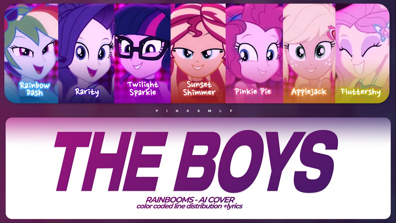 MLP EG: The RAINBOOMS - “THE BOYS” by Girls' Generation (SNSD) | AI COVER