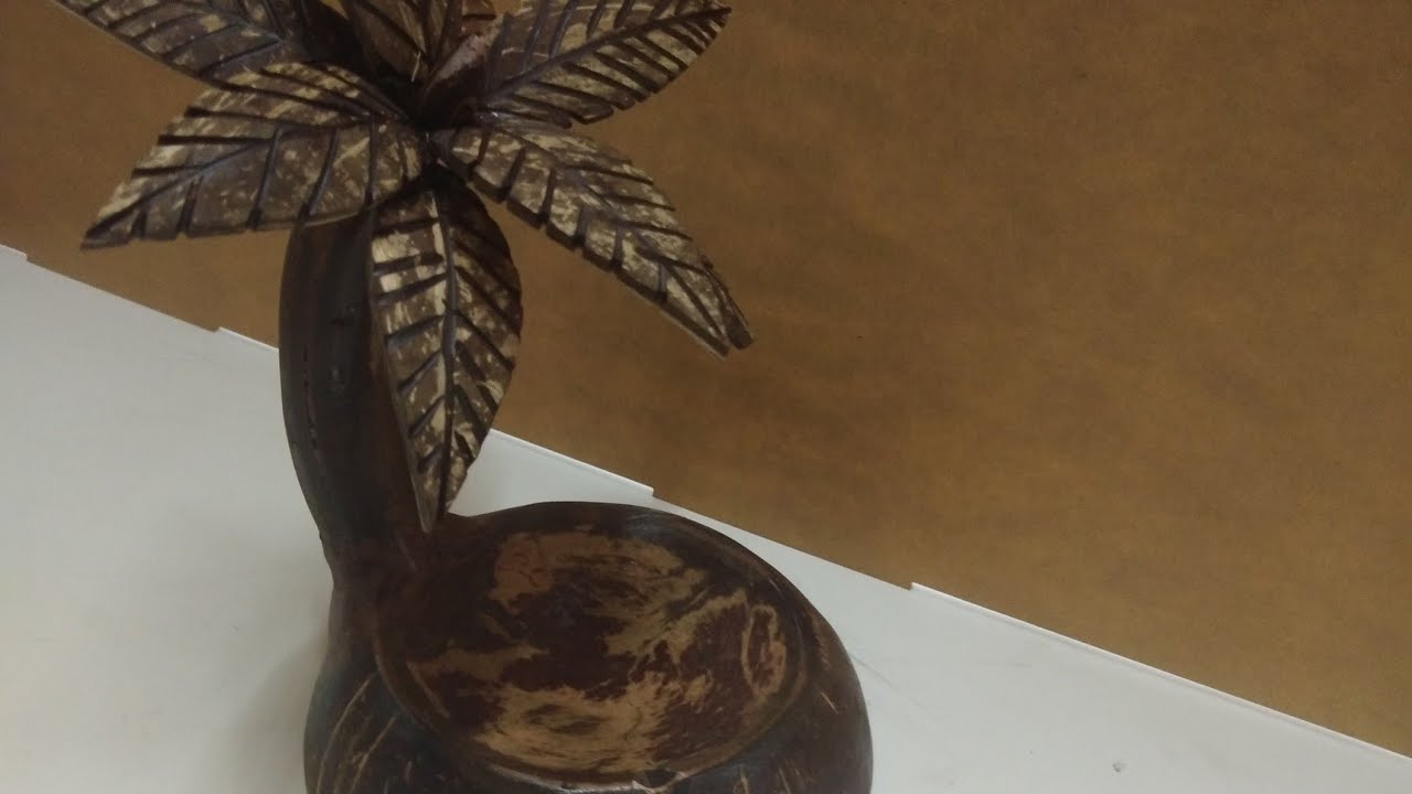 Coconut Shell Craft Idea YouTube Coconut Shell Craft Idea YouTube