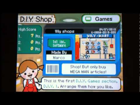 Dr. Wily prepares for Mega Man 11 in WarioWare DIY