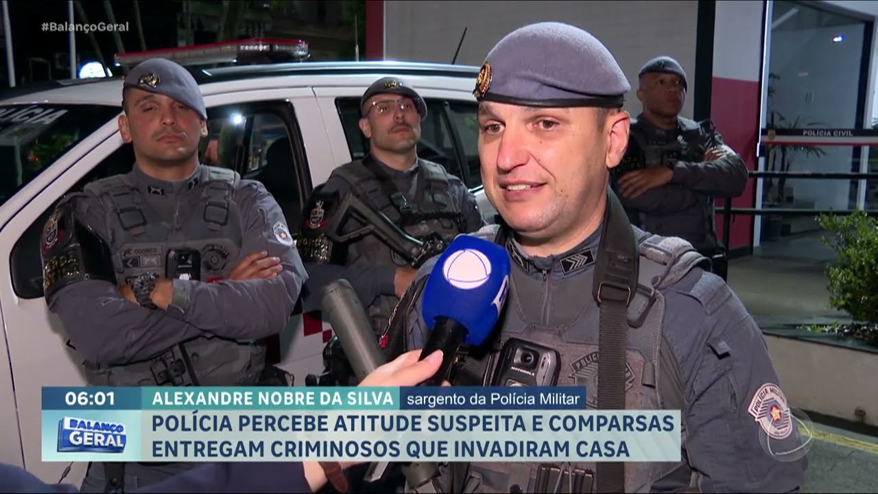 Bandidos invadem casa no Tatuapé, mas são surpreendidos pela polícia e acabam presos