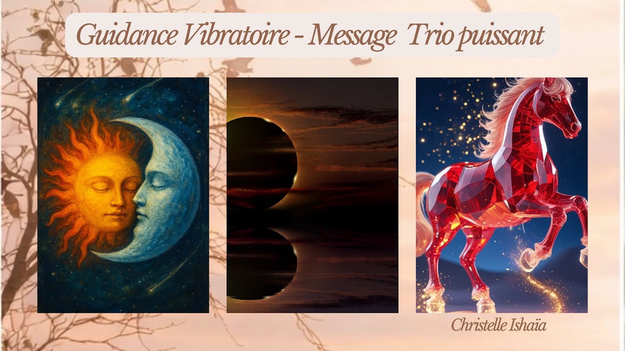 Guidance Vibratoire Éclipse Solaire Nouvelle Lune Cheval de Feu 🤪🤗