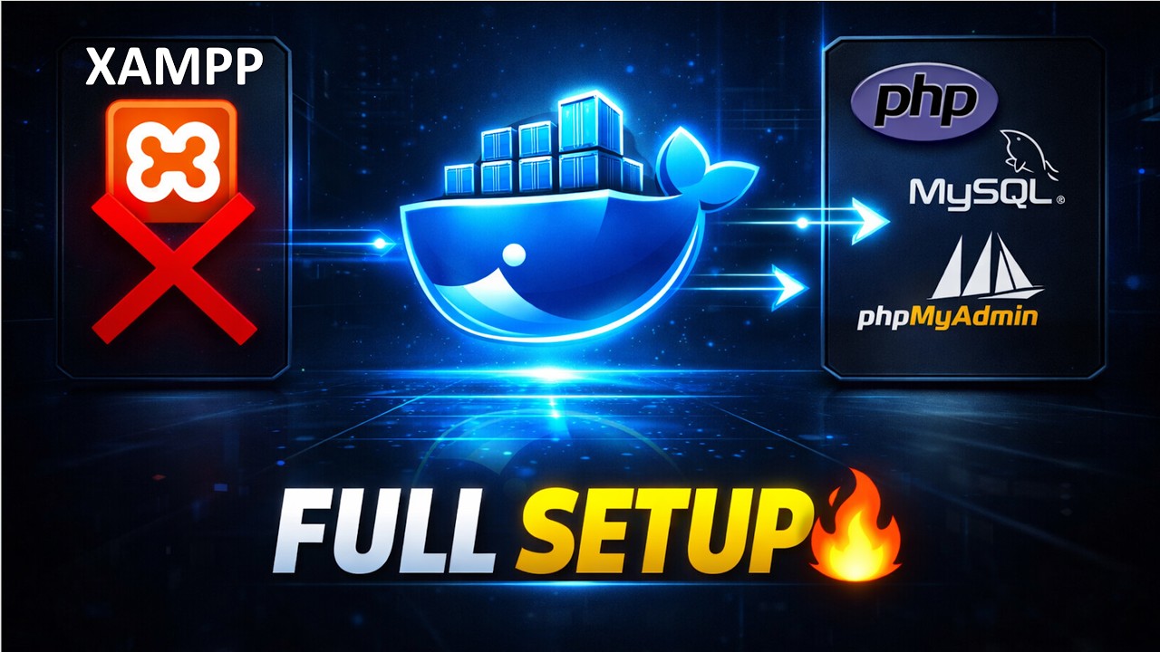 Stop Using XAMPP! Docker PHP + MySQL Full Setup - YouTube