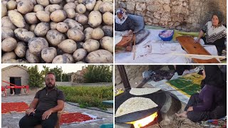 Dermanimin Yufkasi Çok Gúzel Oluyor Gúle Gúle Yesínler Patates Topladim Bí Kasa