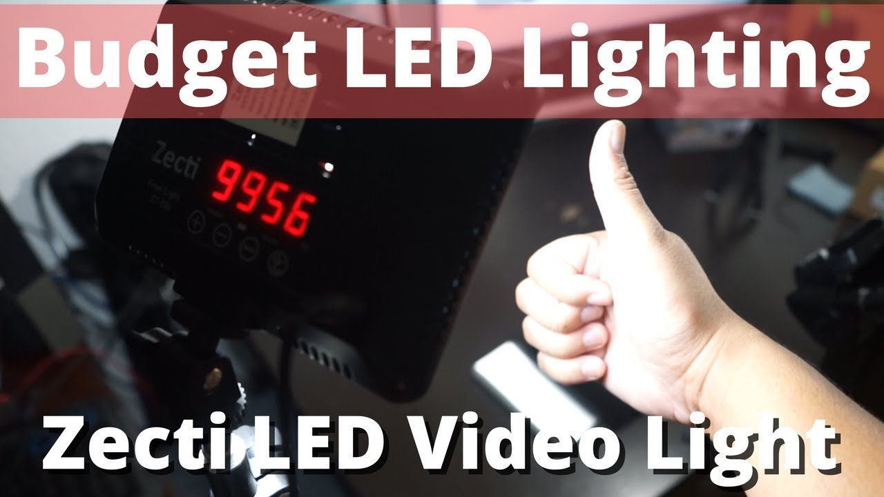 Video Lighting Under 40 Zecti LED Video Camera Light YouTube
