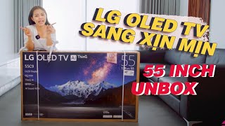 Đập hộp TV LG OLED 55C9 | Tivi 55 inch 2019 - Setup và cảm nhận từ Emy | Emy Solutions