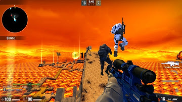 CS:GO - Zombie Escape mod gameplay on Platformer map