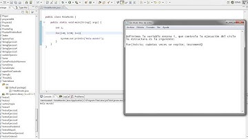 Tutorial Java 2 Ciclo for