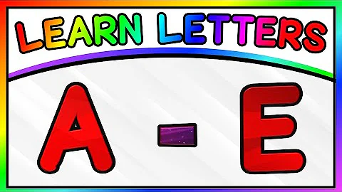 LETTER RECOGNITION AND IDENTIFICATION - Part One: Learn Letters A to E | RECOGNIZING ABC LETTERS