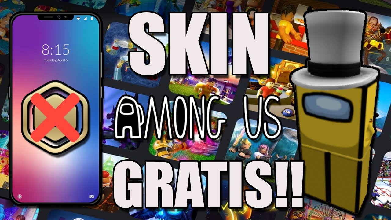 🤑 SKIN de AMONG US en ROBLOX GRATIS 