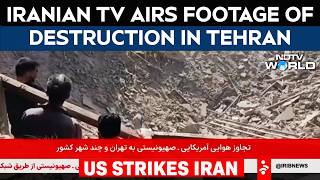 Iranian TV Airs Footage Of Destruction In Tehran Following US-Israeli Strikes screenshot 3