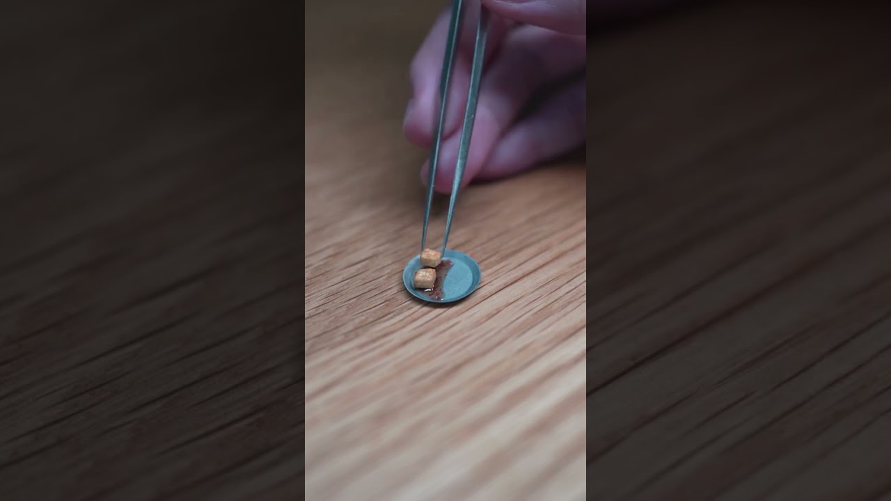 臭豆腐上菜啦 #miniature #ミニチュア #袖珍 #臭豆腐 縮圖