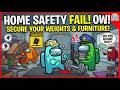 Trip to MedBay! 🚑 Heavy Weights & Furniture Safety (Among Us)