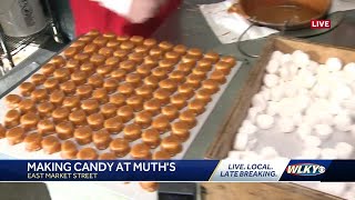 Making Modjeskas at Muth's Candies